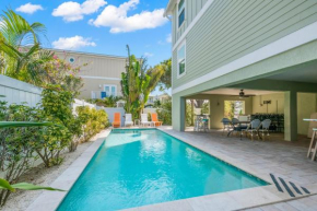 Family Tides - 2 Homes in 1 Steps to Beach w Rooftop Views Heated Pool Close to Bridge St